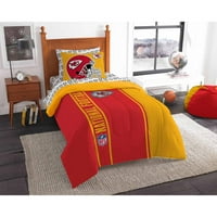 Kansas City Chiefs pat moale și confortabil într-o pungă set complet de lenjerie de pat