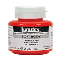 Vopsea acrilică Liquite Professional Soft Body, 2 oz., Roșu Pirol