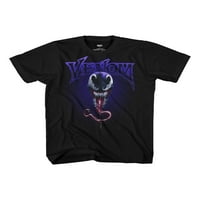 Marvel Men ' s Venom Head Glow tricou grafic cu mânecă scurtă, Dimensiuni S-3XL