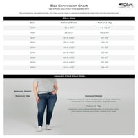 Silver Jeans Co. Plus Dimensiune Suki Mid Rise Capri Talie Dimensiuni 12-24