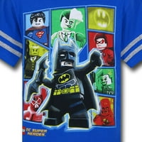 Batman Fronted Lego Heroes Copii Atletic T-Shirt-Juvenile 4
