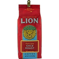 Lion Coffee Gold Cafea măcinată prăjită, oz