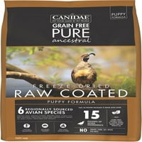 Canidae Pure Ancestral fără cereale liofilizate hrană uscată pentru câini Crudi pentru cățeluși aviari, lb