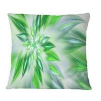 Designart dans Exotic de petale verzi-pernă de aruncare florală-18x18