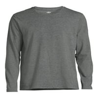Tricou activ Tri-Blend pentru bărbați Athletic Works cu mâneci lungi, Dimensiuni S-3XL