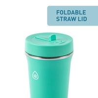 Thermoflask oz izolate din oțel inoxidabil paie Tumbler, pașnică