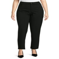 Pantaloni Ponte pentru femei Terra & Sky Plus Size