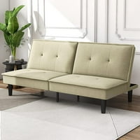 Canapea extensibilă Futon Yangming, canapea extensibilă pliabilă convertibilă pentru sufragerie apartament dormitor