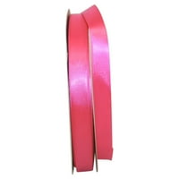 Reliant Ribbon Single Face Satin Toate Ocazie Șocant Roz Poliester Panglică, 3600 0.62