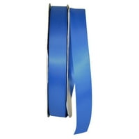 Hârtie Satin Dublu Fata Royal Blue Poliester Panglică, 3600 0.87