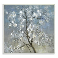 Stupell Industries floare copac infloreste Albastru pictura Unframed Art Print Wall Art, 10x15