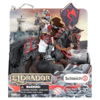 Schleich Eldrador Dragon Knight pe cal cu jucărie Flail 5-ani
