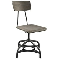 Irene Inevent scaun lateral Lemn Accent scaun metal suprafață netedă scaun de agrement pentru camera de zi acasă