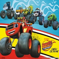 Nickelodeon Blaze și posterul de perete Monster Machines, 22.375 34