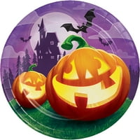 Creative De Conversie Halloween Rânjind Dovleci 9 Plăci De Hârtie Conta