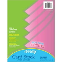 Array Card Stock, Roz Aprins, Foi Per Pachet