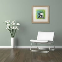 Marcă comercială Fine Art 'Boba Fett' Canvas Art de Dean Russo, alb mat, cadru de mesteacăn
