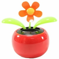 Dans Solar Power floare portocaliu Daisy în culori asortate ghivece jucării solare cadou B11655