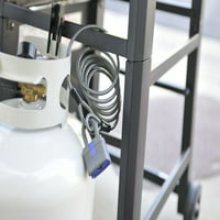Securitatea montană ft. Cablu flexibil din oțel rezistent la intemperii cu capete de buclă