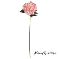 Natura Simfonia 31 flori artificiale Roz hortensie, fiecare
