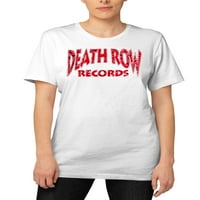 Death Row femei juniori Red Bandana Logo maneca scurta Grafic Tee