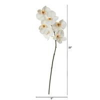 Aproape Natural 22in. Phalaenopsis Orhidee Floare Artificială