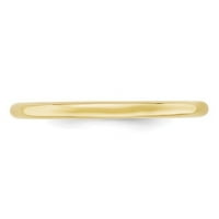 Primal Gold Karat Aur Galben Standard Comfort Fit Band Dimensiune 13,5