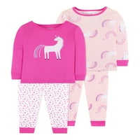 Pijamale Cu Mânecă Lungă Organică Little Star, Set
