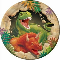 Conversie Creativă Dino Blast 7 Farfurii De Prânz, Pachet De 8