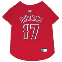 Animale de companie primul MLBPA Shoei Otani Mesh Jersey pentru câini și pisici-licențiat moale Poli-Bumbac Jersey-Extra Small