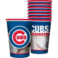 oz Chicago Cubs pahare de suvenir din Plastic, 8pk
