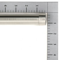 Cap De Capăt 1 Dublu Draperie Rod & Hardware Set, 42-120 Placat Cu Nichel Periat