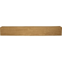 Ekena Millwork 12 W 6 H 20 ' L 2-fețe dur tăiat Endurathane Fau lemn tavan grindă, pin Natural