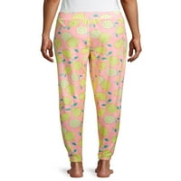 Secret Treasures femei și femei Plus Dimensiune Lemon Joggers