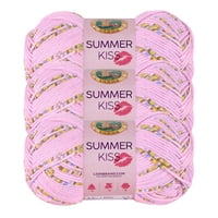 Lion Brand Fire Summer Kiss Quartz i-Cord bumbac Mediu, Poliester Multi-color Fire Pack