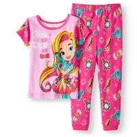 Sunny Day Toddler girl bumbac pijamale strâmte, set