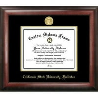Universitatea De Stat Din California, Fullerton 8,5 11 Cadru De Diplomă În Relief Cu Aur