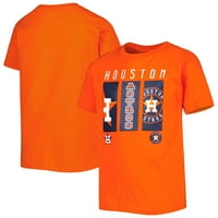 Tricou Cu Logo-Ul Orange Houston Astros Pentru Tineri