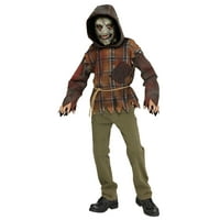 Fun World Inc. Sperietoare Halloween Scary Costum Masculin, Copil, Maro