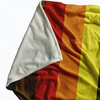 Pur Și Simplu Daisy Non-Binar Pride Flag Arunca Pătură