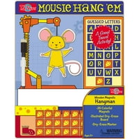 S. Shure Hang ' Em Mouse-Ul Din Lemn Magnetic Spânzurătoarea Joc