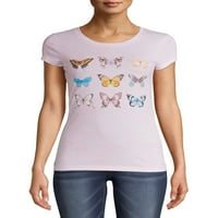 Tricou Grafic Fluture Pentru Juniori Hibrizi