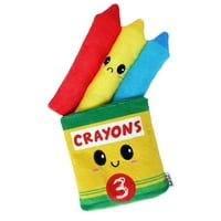 Pet Zone Crazy creioane colorate în buzunar pluș Squeaky câine jucării pentru câini mici