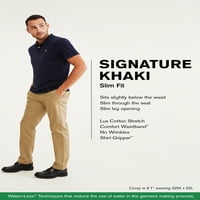 Dockers Men ' s Signature Slim fără cute Kaki