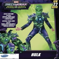 Marvel Hulk Mech Grevă Costume De Halloween Dimensiuni Mici. Vârstele 8+