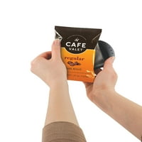 Caf Euro Valet Serveste Singur Cafea Ambalata Individual, Prajita Obisnuita La Culoare Cafea Arabica, Numara