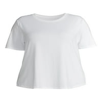 Tricou pentru femei Terra & Sky Plus Size Cu mânecă scurtă, pachet 2