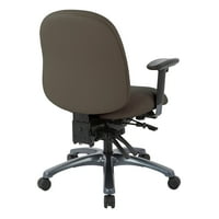 Birou Star produse Multi-funcție mijlocul spate scaun cu scaun Slider și Titan finisaj de bază în Dillon grafit