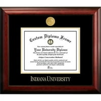 Universitatea Indiana, Bloomington 8,5 11 Cadru De Diplomă În Relief Cu Aur