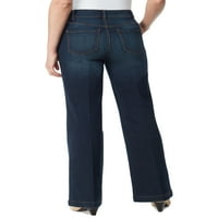 Gloria Vanderbilt femei Mare creștere Flare pantaloni Jean, inseam
